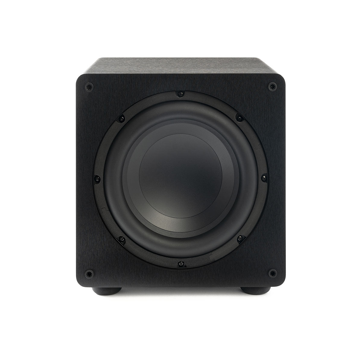 Paradigm Essentials Sub 10 Subwoofer - black front view without grille