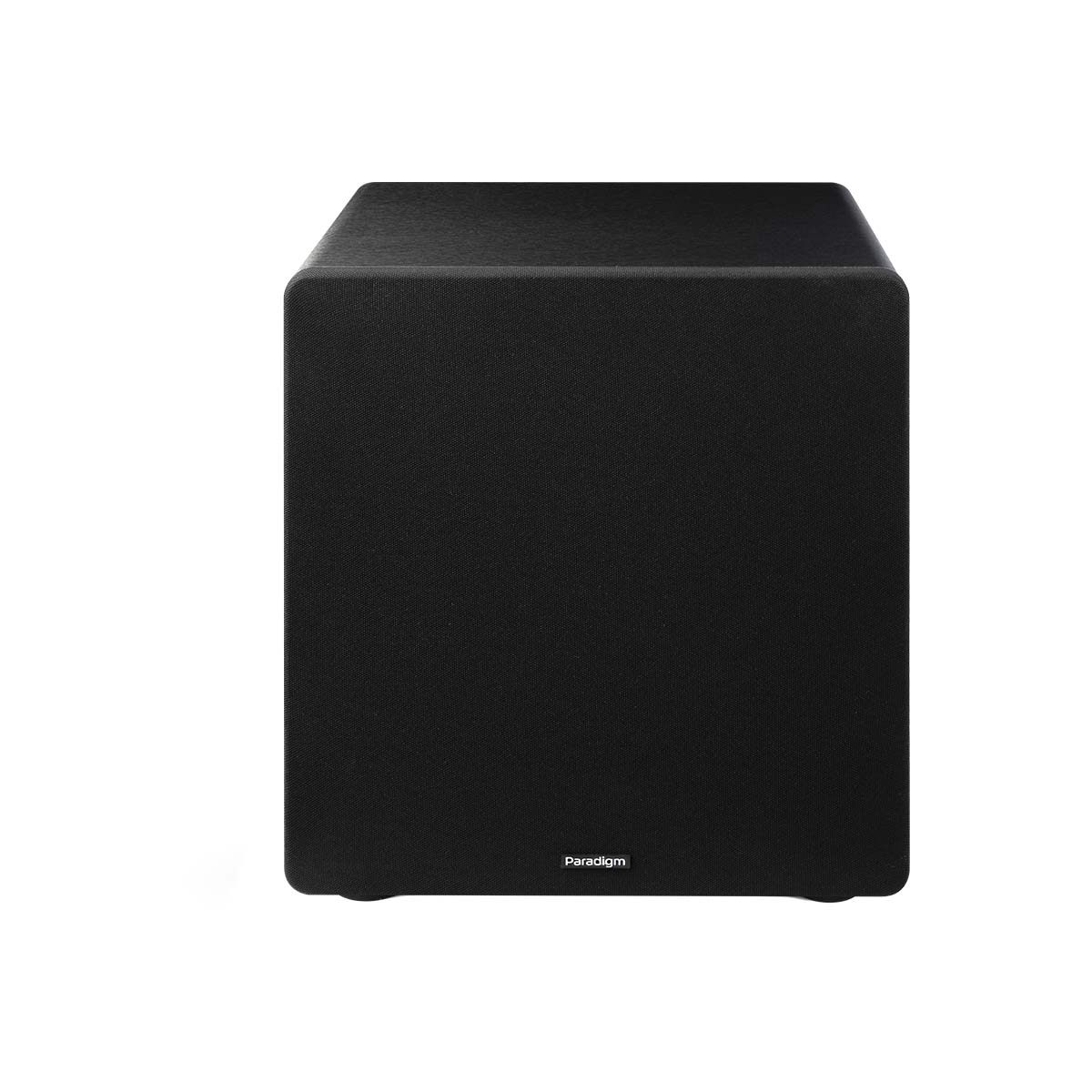 Paradigm Essentials Sub 12 Subwoofer - black front view with grille