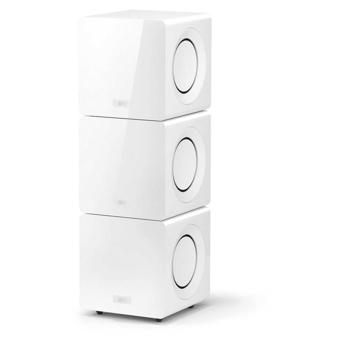 KEF KSK92 - right angle side view showing speaker set stacked