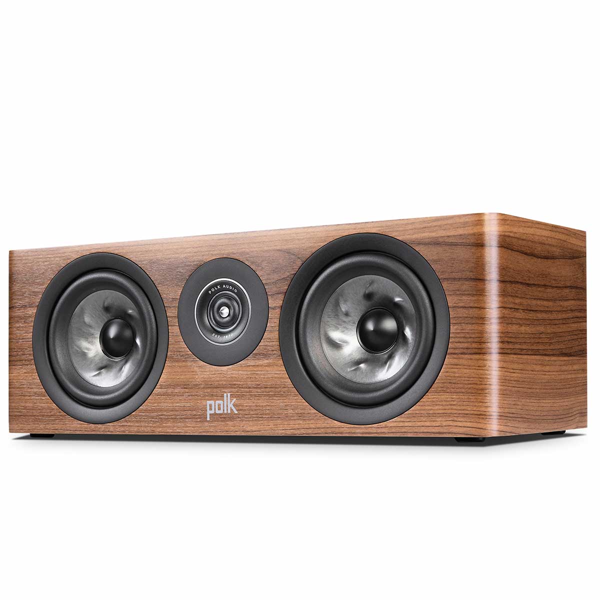 Polk R300 Speaker, Walnut, front left angle