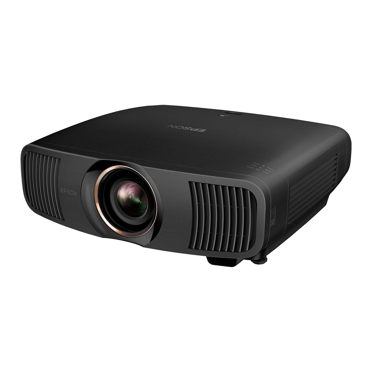 300 Lumen 3LCD Laser Projector - White front view angled right