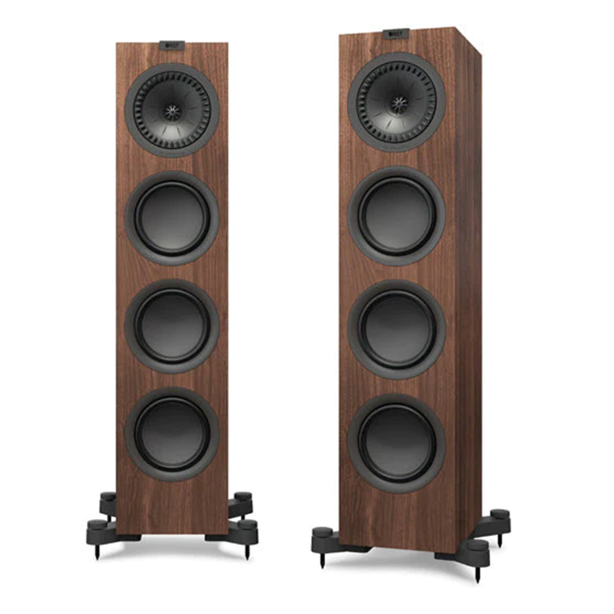 KEF Q750 Floorstanding Speaker - Each - Walnut