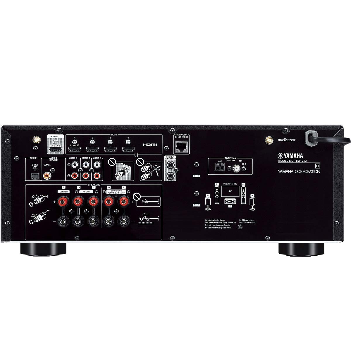 YAMAHA:RX-V4A-BLK 2