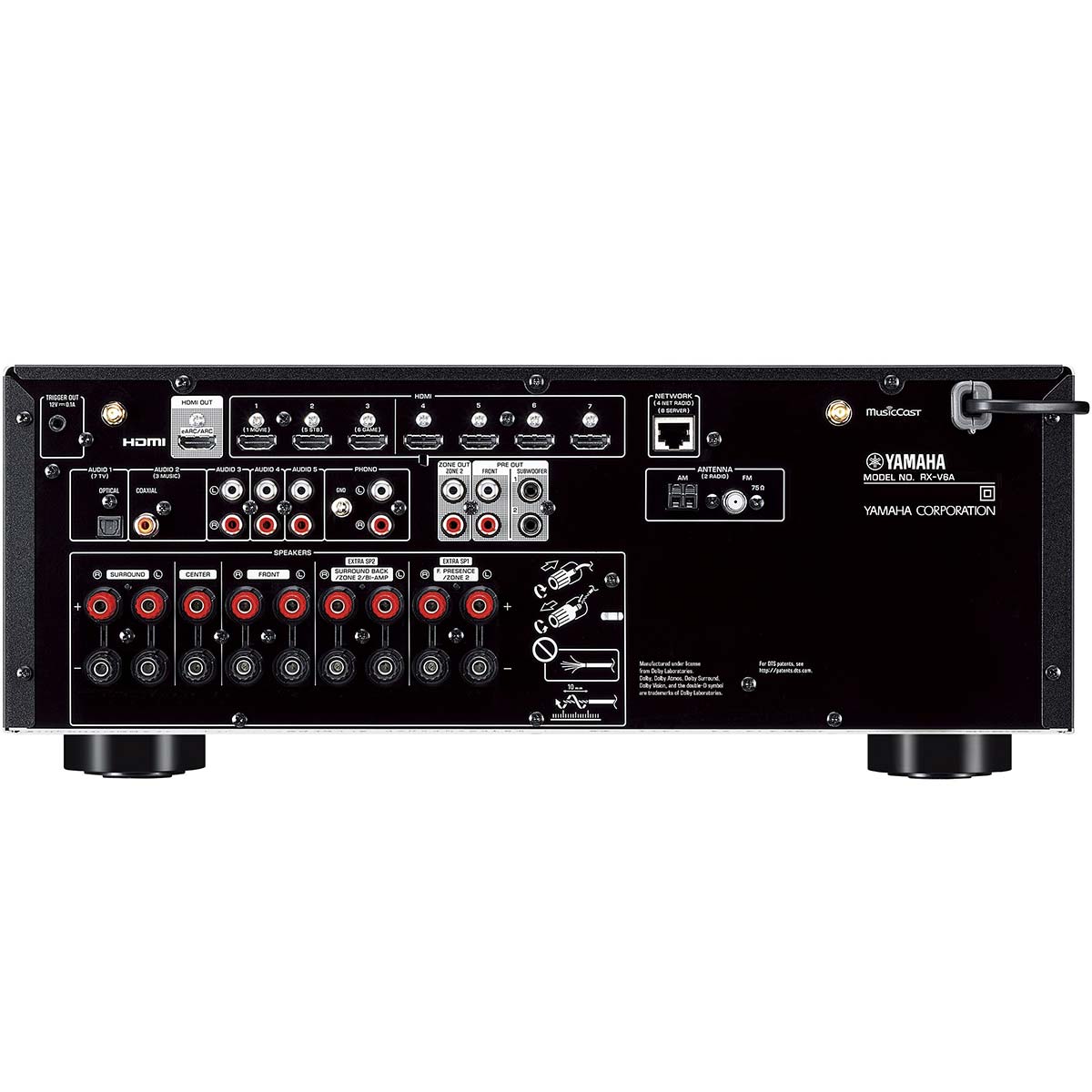 YAMAHA:RX-V6A-BLK-BSA 2