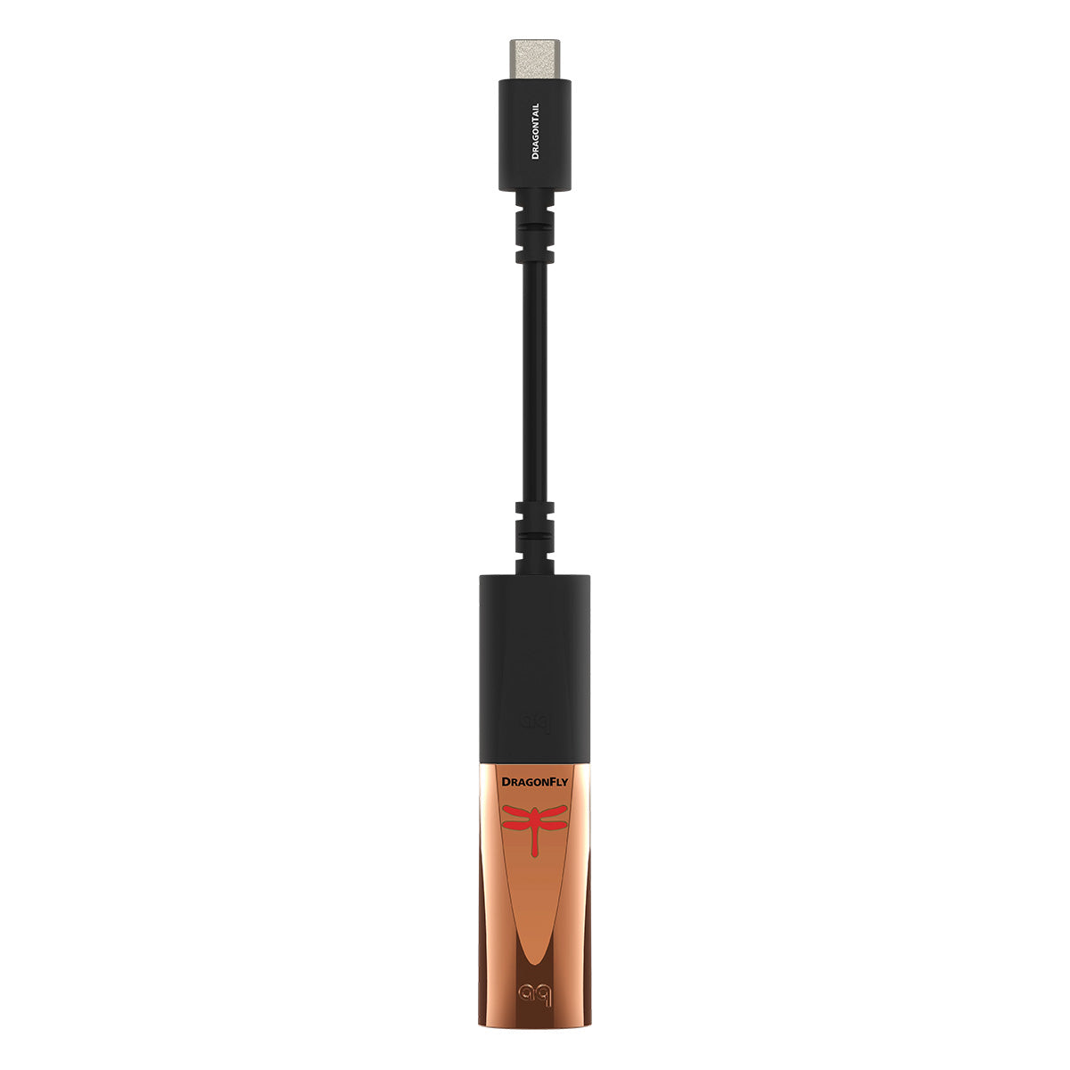 AudioQuest Dragonfly Copper USB DAC - connector and DAC connected