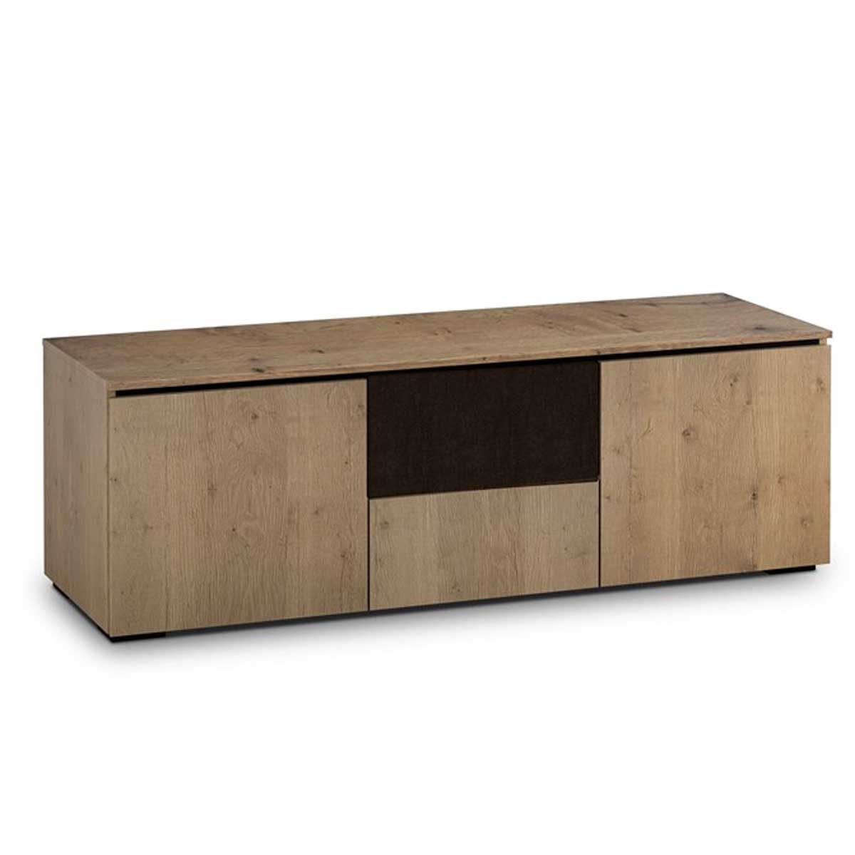 Salamander Designs Lancaster 236 Triple-Width AV Cabinet with Center Speaker Opening - Barnboard Oak