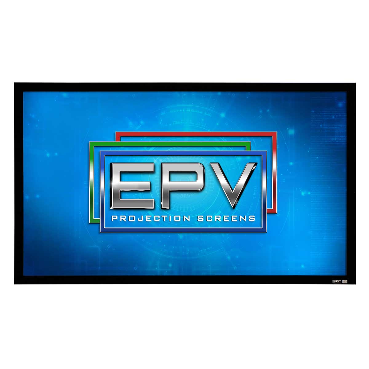 EPV Prime Vision ISF Series, 180 Inch Diagonal 16:9, Fixed Frame, Hand-Wrapped Velvet, ISF-Certified Front Projection Screen, 2.4 Inch Diagonal width frame