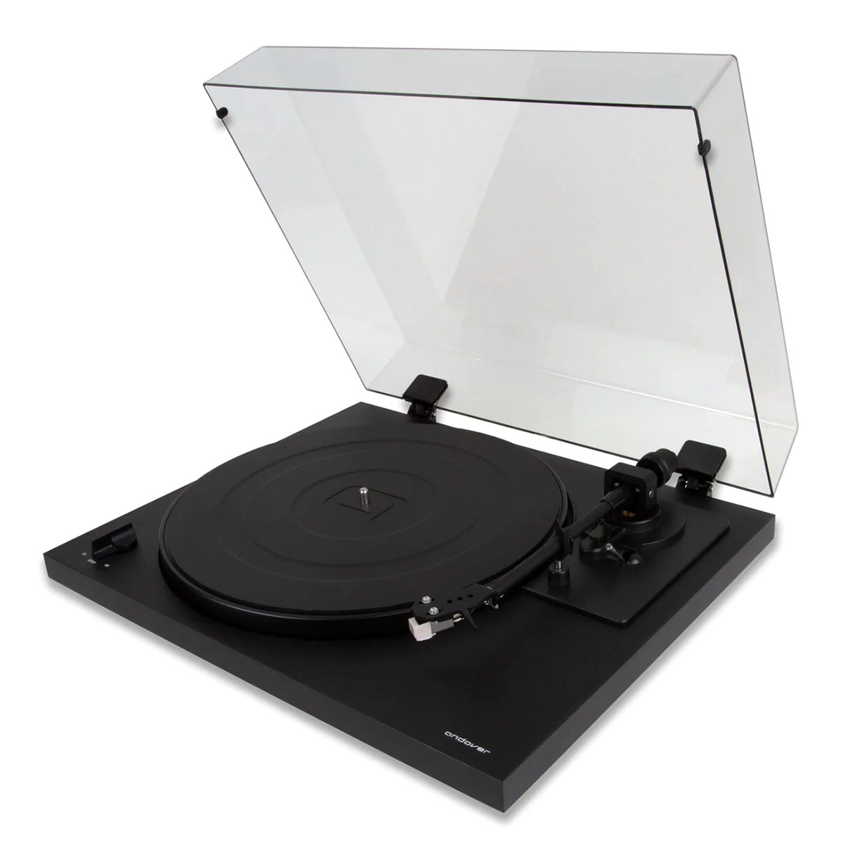 Andover Audio SpinDeck 2 Semi-Automatic Turntable - white with open dustcover