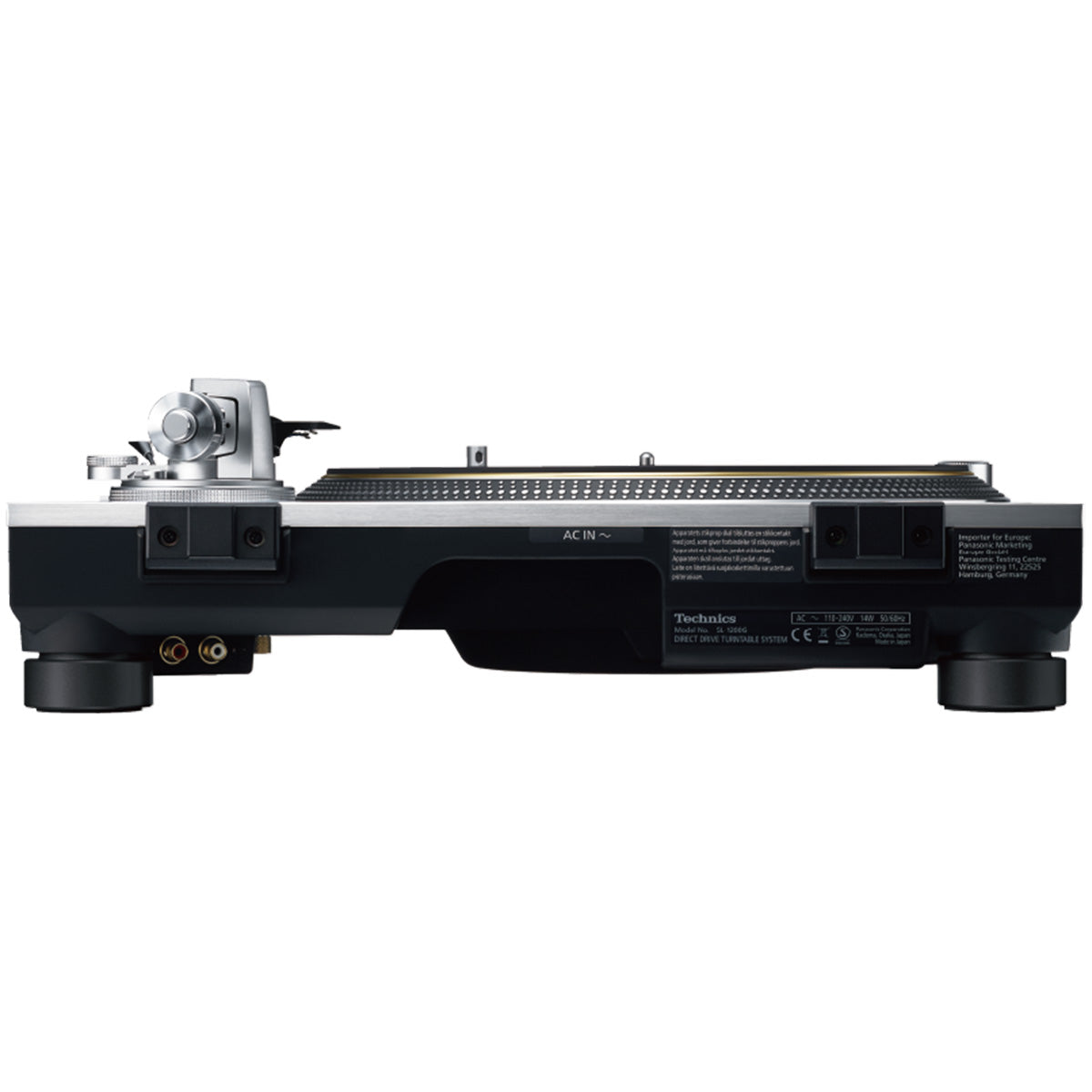 TECHNICS:SL-1200G-S-SLV-BSC Rear