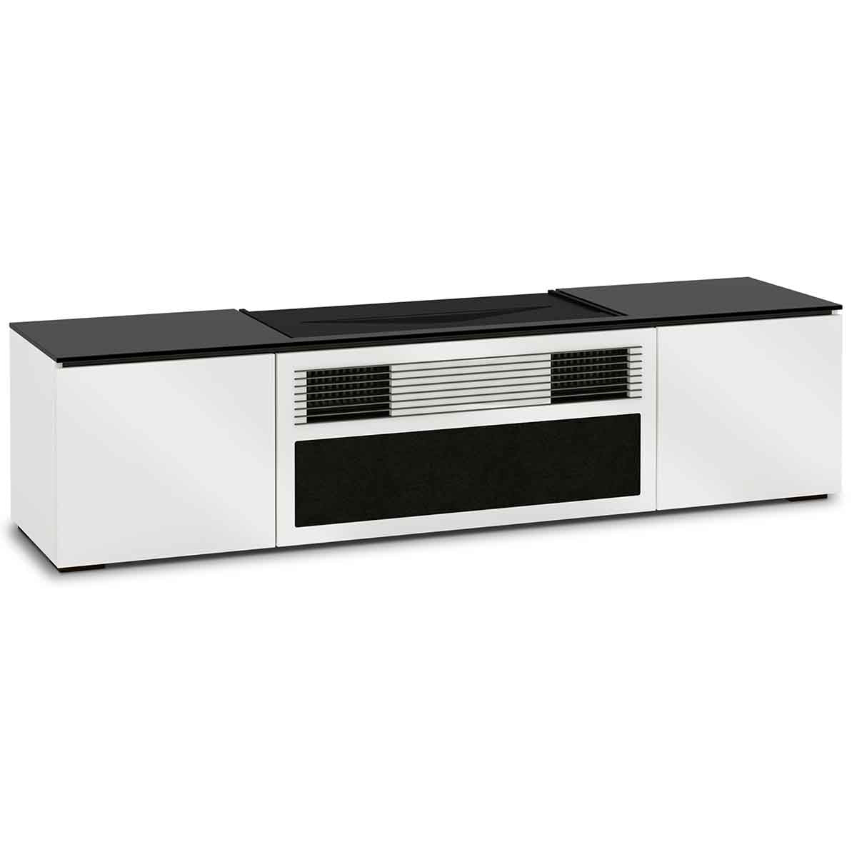 Salamander Designs Miami 245 Cabinet for integrated Sony UST Projector - Gloss White- front view
