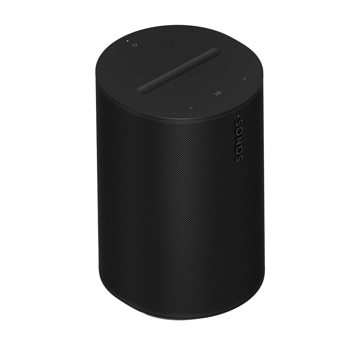 Sonos Era 100 Smart Speaker - Black - angled top left view