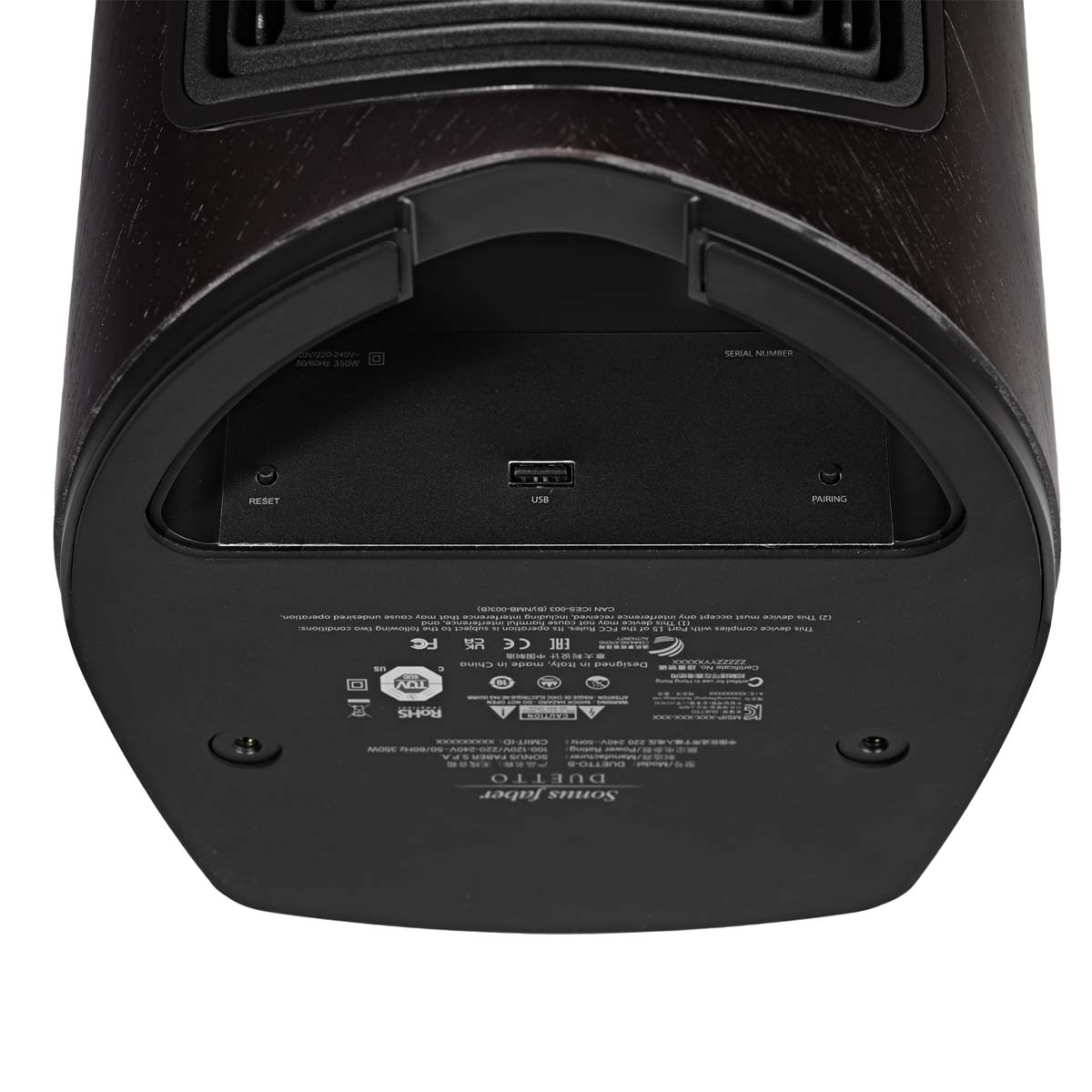 Sonus Faber Duetto Wireless Speaker System top view