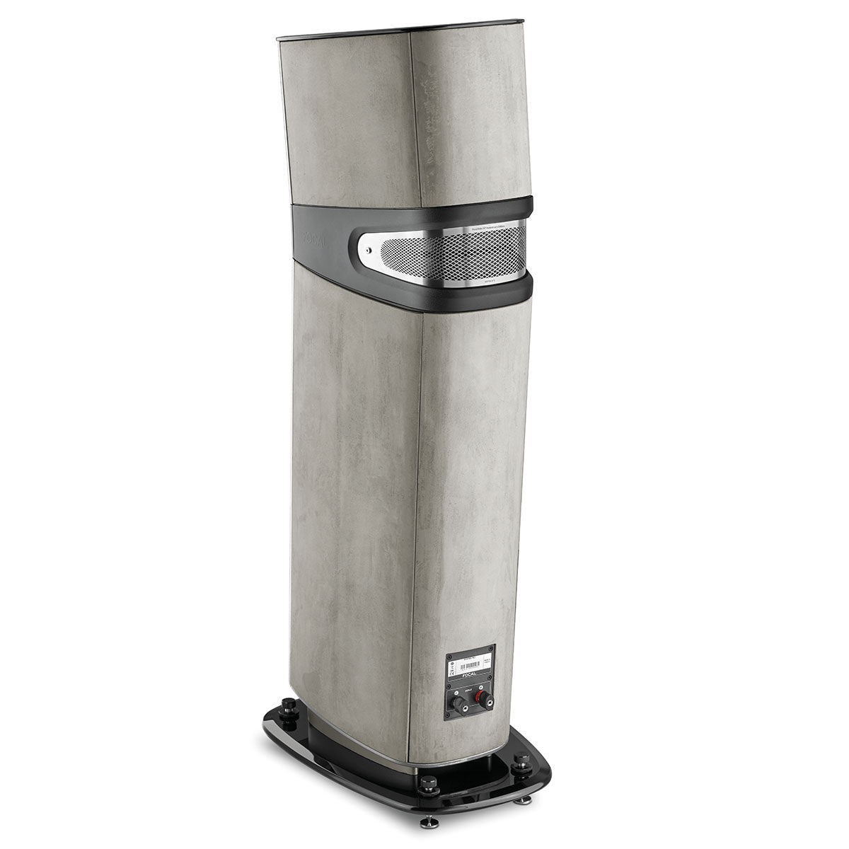 Focal Naim 10th Anniversary Edition Bundle - angled rear view of Focal speaker