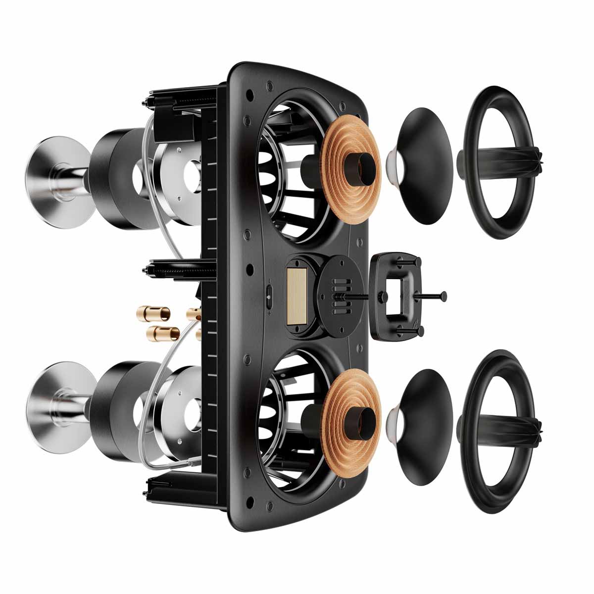 GoldenEar Invisa Junior Point Source (JPS) In-Wall Loudspeaker - Each exploded diagram