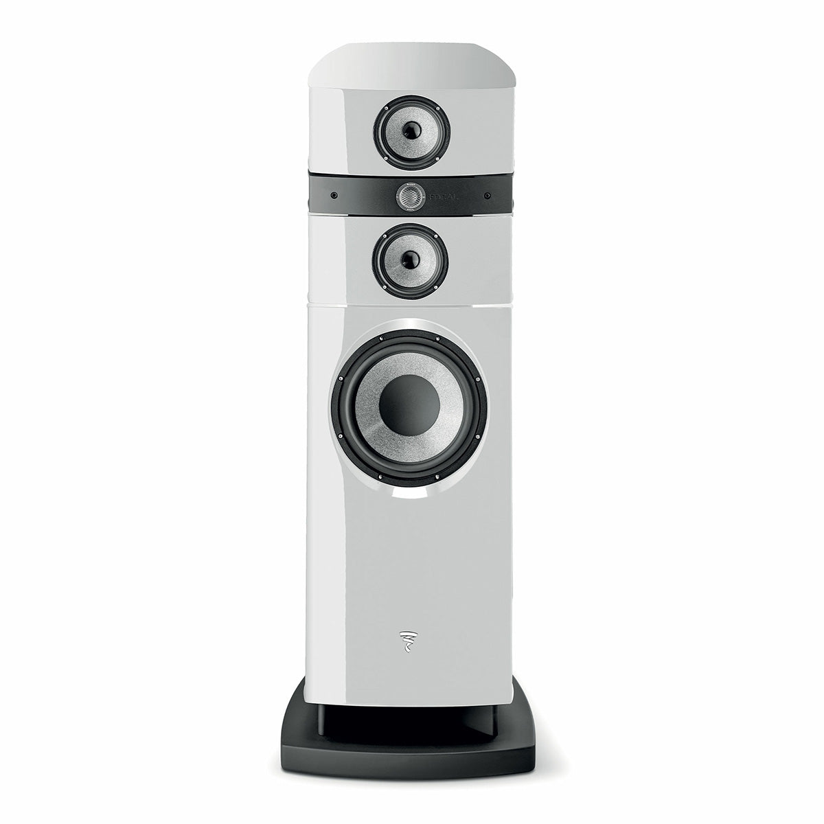 Focal Stella Utopia Evo 3-Way Floor-Standing Speaker - White Carrara - front view