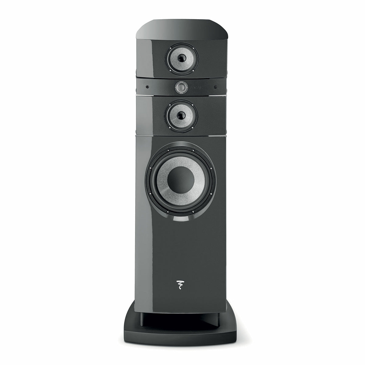 Focal Stella Utopia Evo 3-Way Floor-Standing Speaker - Ash Grey - front view