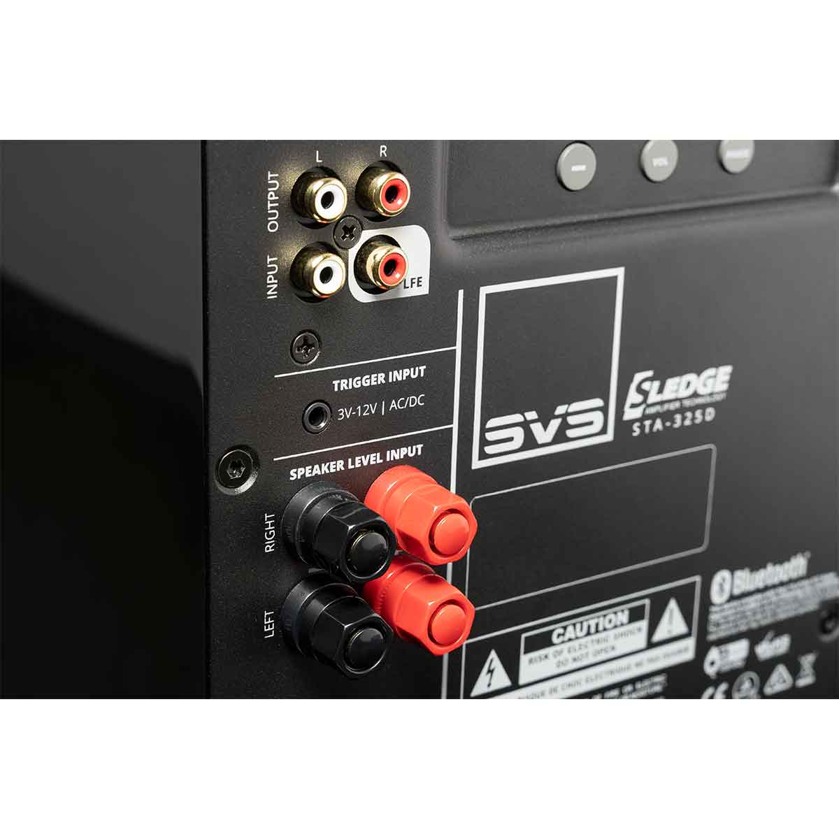 close up shot of SVS SB-1000 Pro Series Subwoofer rear panel