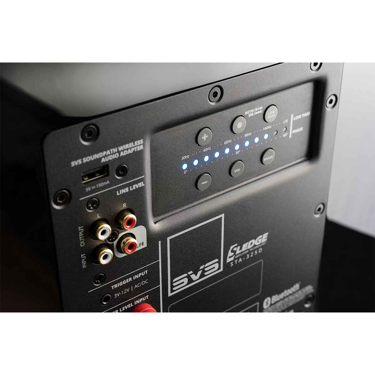 close up shot of SVS SB-1000 Pro Series Subwoofer rear panel