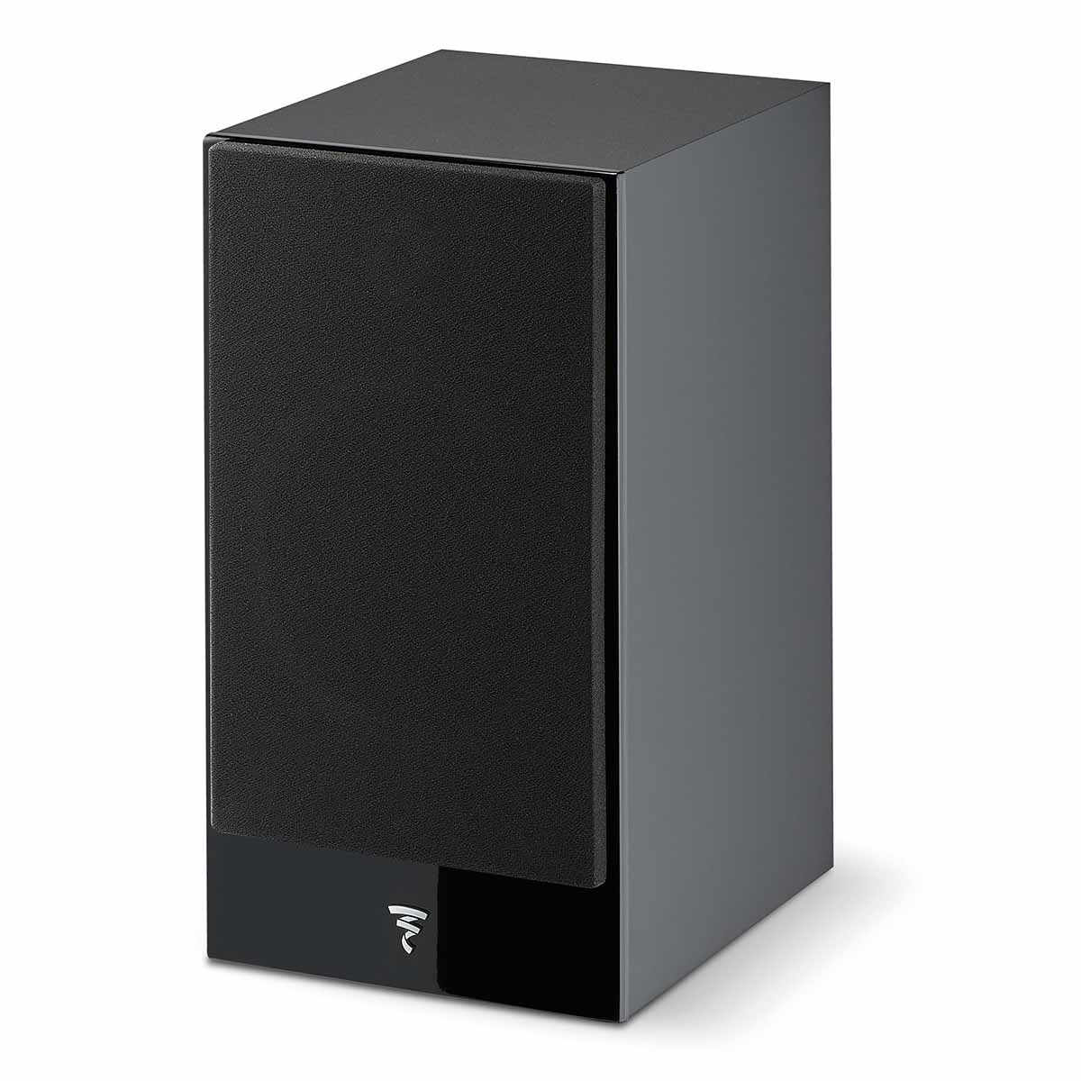 Focal Theva No1 Bookshelf Speakers - Pair - angled right front view with grille