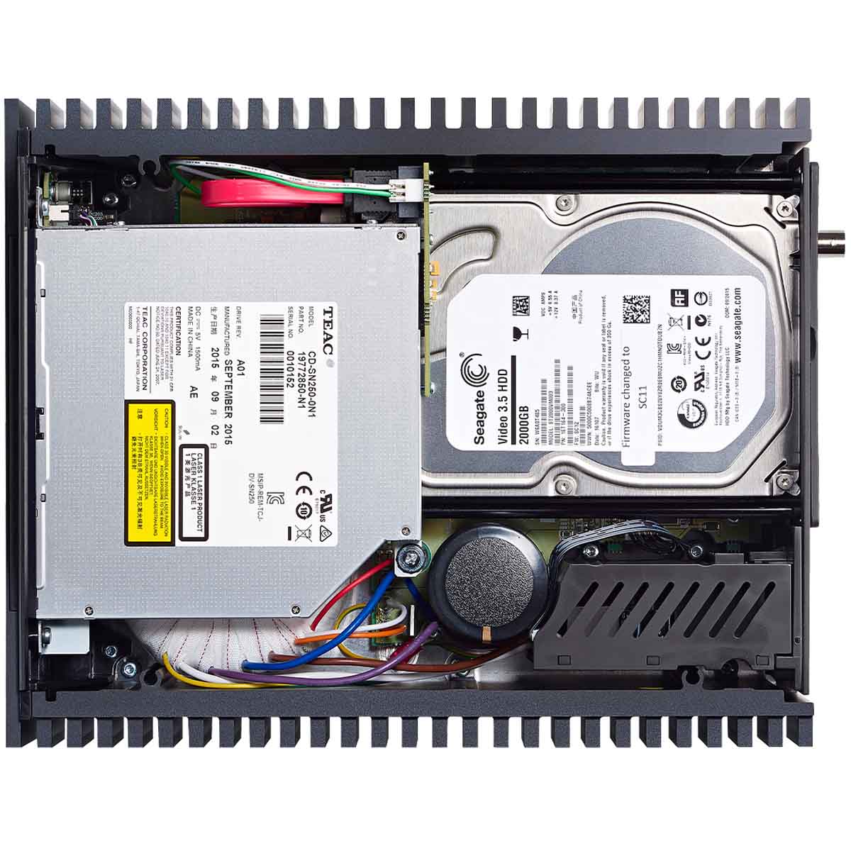 Naim Uniti Core Music Server - top view with cover off