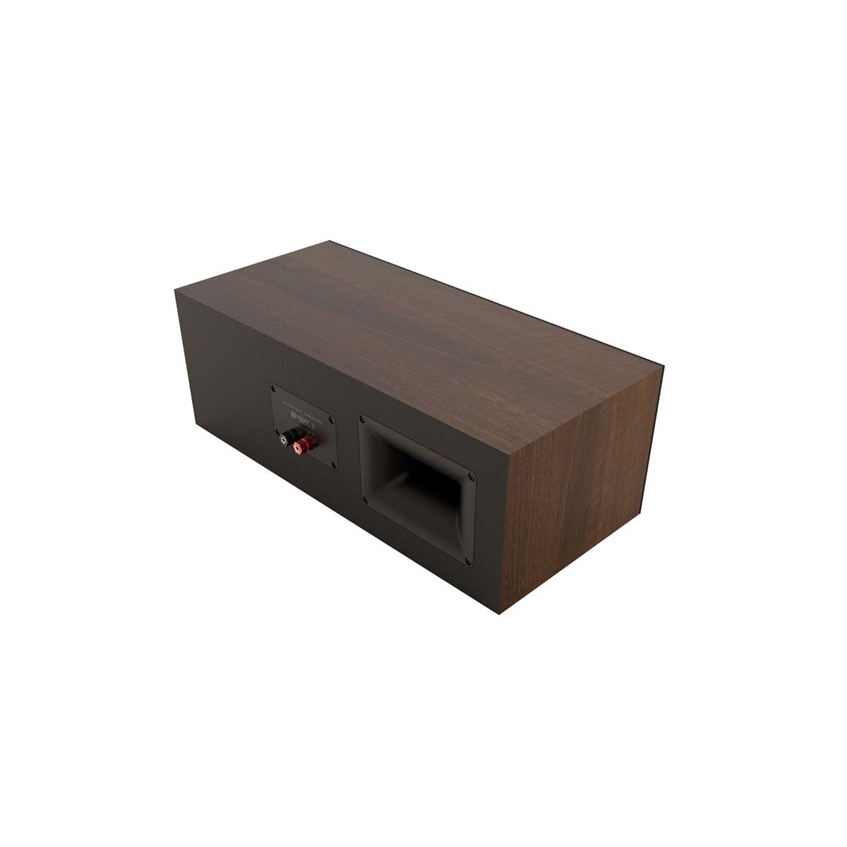 Klipsch RP-500C II Center Channel Speaker - Walnut - angled rear view
