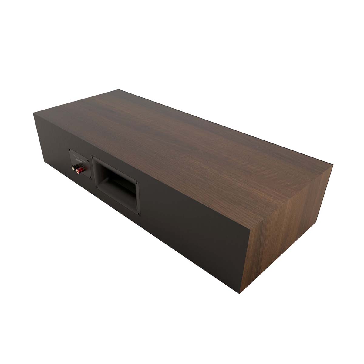 Klipsch RP-504C II Center Channel Speaker - Walnut - angled rear view