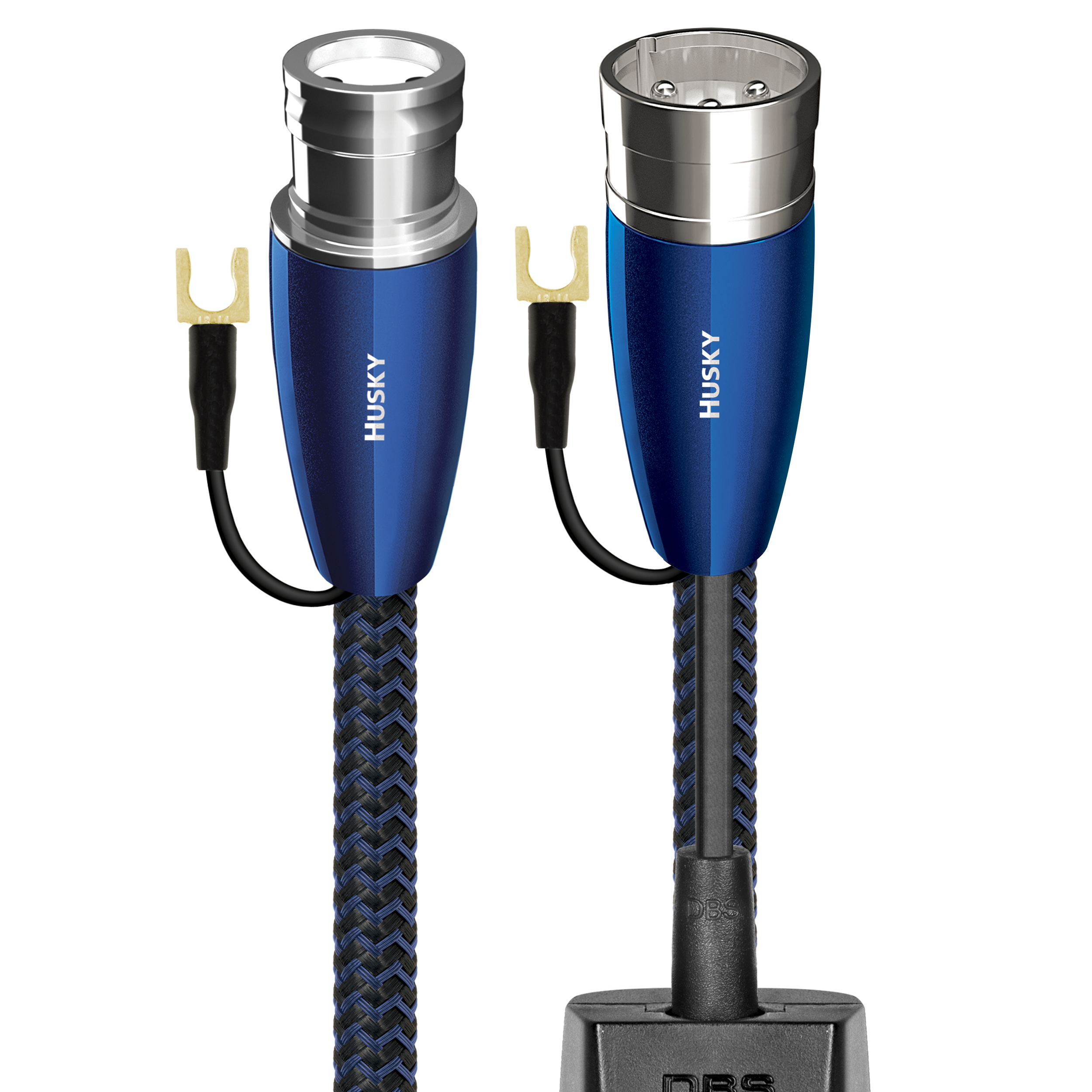 AudioQuest Husky XLR Low-Frequency Subwoofer Audio Interconnect - front view