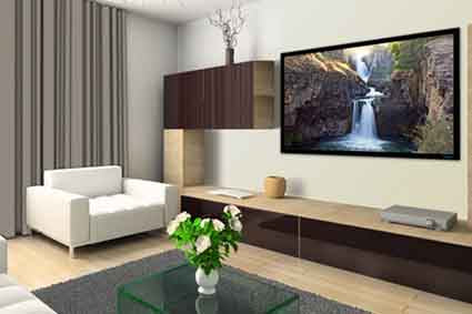 Choose Best Front Projection Home Theater Screen stewart filmscreen lifestyle image