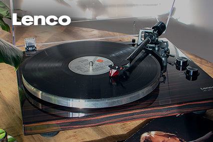 Lenco LBT-345 Bluetooth Turntable w/ Ortofon 2M Red