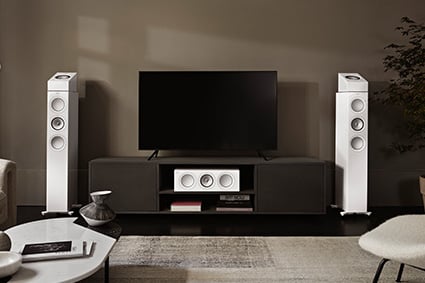 KEF R-Series Meta Speakers in White