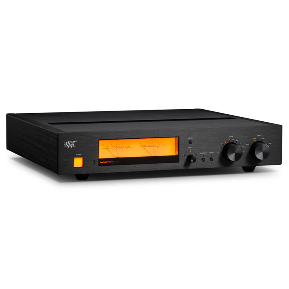 MoFi MasterPhono Phonostage - black - angled front view
