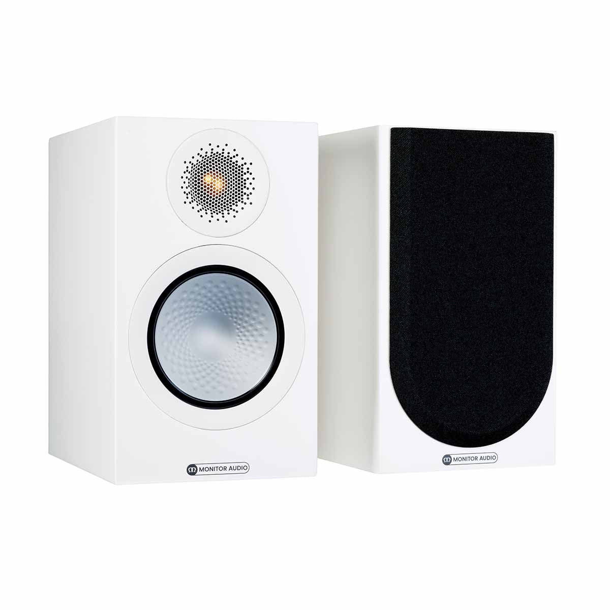 Monitor Audio OPEN BOX Silver 50 7G Bookshelf Speakers-Pr-White-A