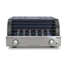 PrimaLuna Evo 300 Hybrid Tube Integrated Amplifier - Silver - front view with grille