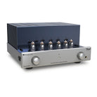 PrimaLuna Evo 300 Hybrid Tube Integrated Amplifier - Silver - front view angled right without grille