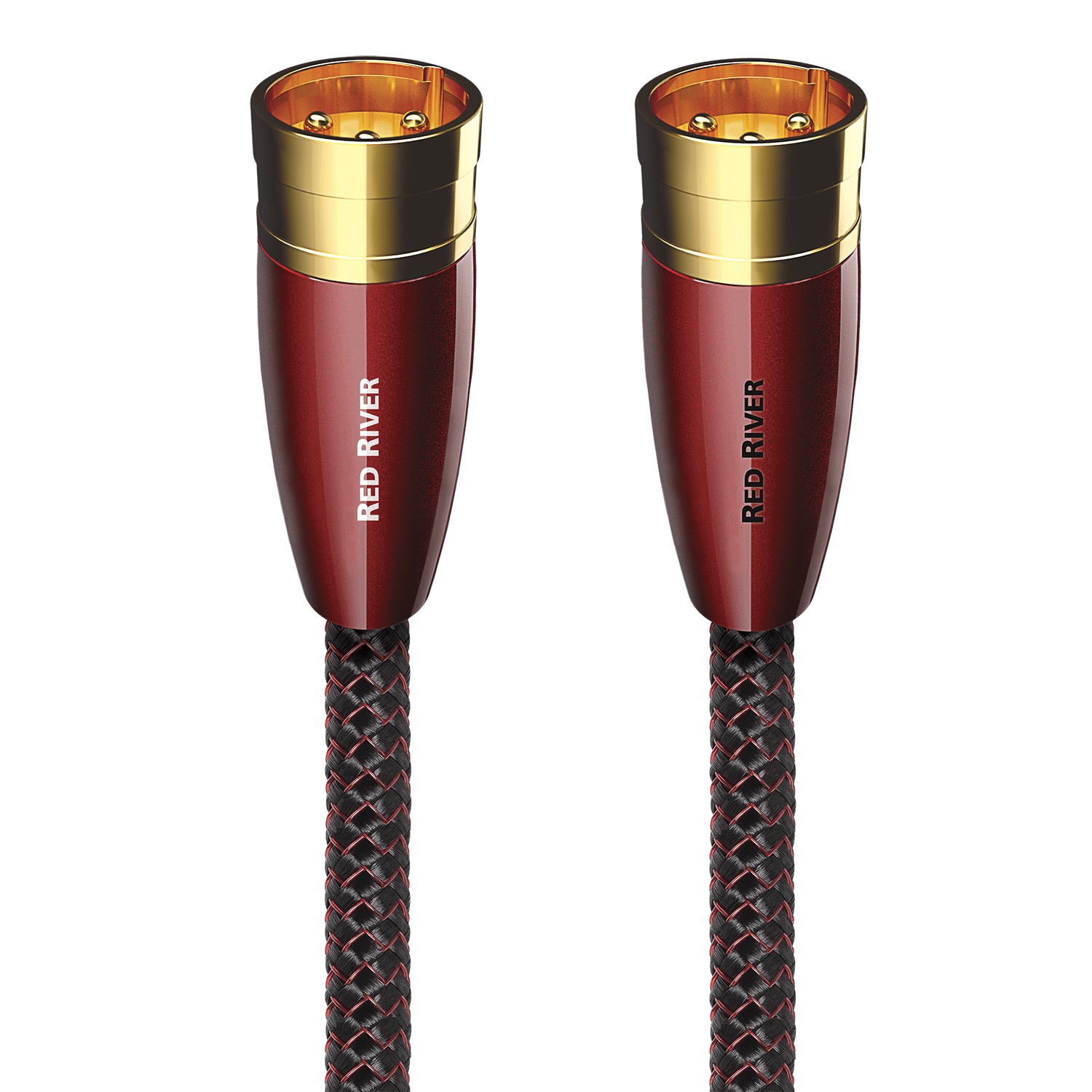 AudioQuest Red River XLR to XLR Analog Audio Interconnect Cables