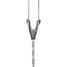 Meze Audio ASTRU Single Dynamic Driver In-Ear Monitors - detail of wire where left and right split on white background