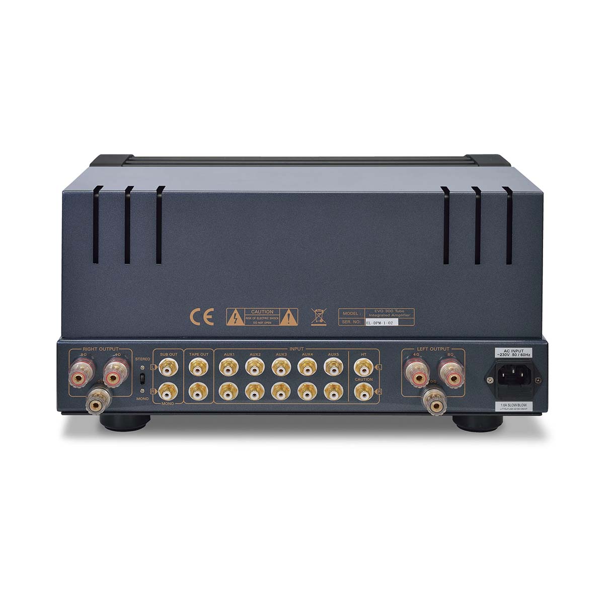 PrimaLuna Evo 300 Tube Integrated Amplifier - rear view