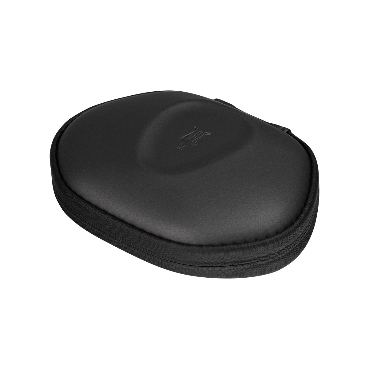 Meze Audio ASTRU Single Dynamic Driver In-Ear Monitors - black carrying case closed on white background