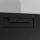 Lyngdorf LCR-2 On-Wall LCR Speaker - single black speaker detail of rear mount