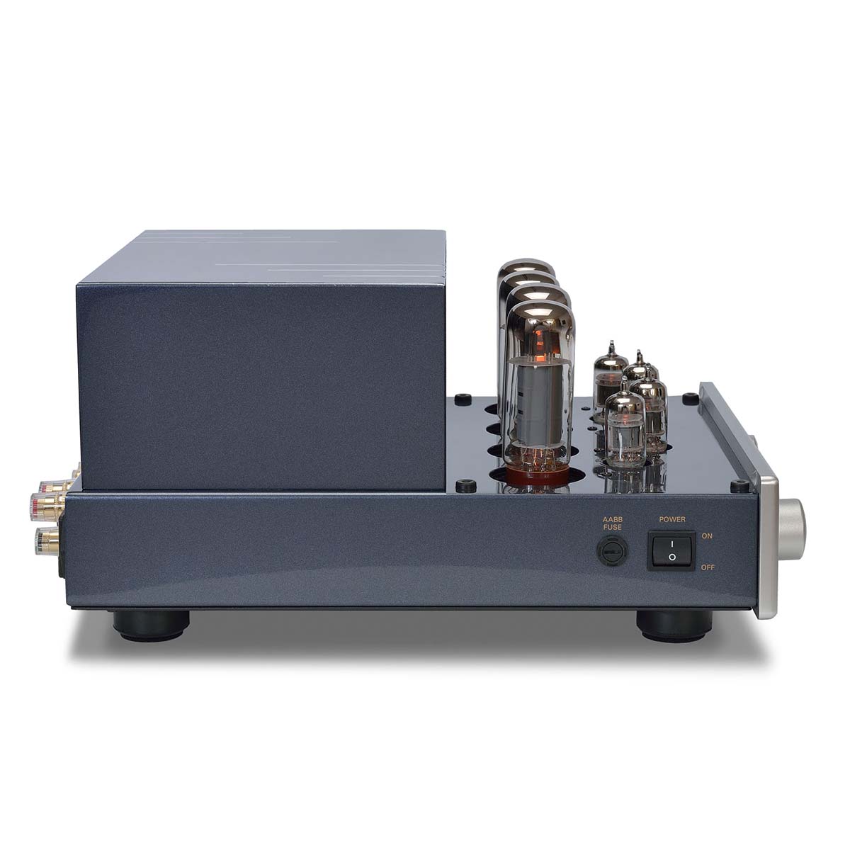 PrimaLuna Evo 100 Tube Integrated Amplifier - Silver - side view facing right