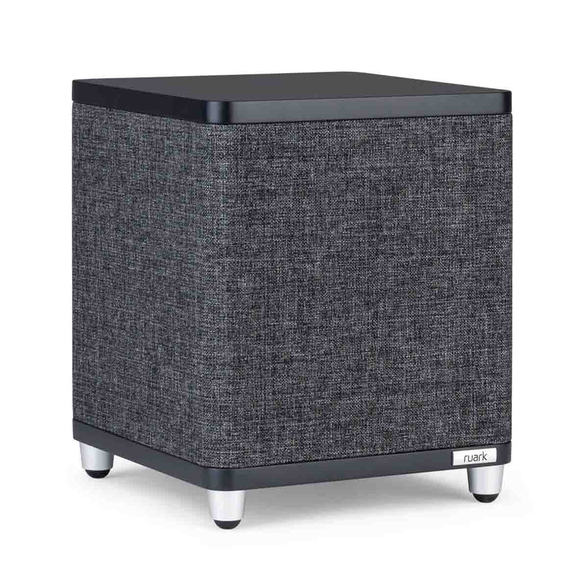 Ruark Audio RS1 Powered Subwoofer - charcoal/grey - angled front view