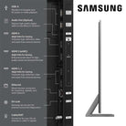 Samsung R95 Micro RGB 4K Smart TV - rear components details and profile image