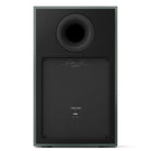 KEF Coda W Powered Speakers - Moss Green - rear view of single speaker
