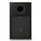 KEF Coda W Powered Speakers - Nickel Grey - rear view of single speaker