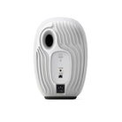 KEF LS Luxe Wireless HiFi Speakers - single white speaker rear view