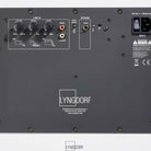 Lyngdorf BW-2 High Bandwidth Subwoofer white speaker detail of rear panel