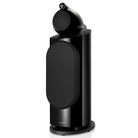Bowers & Wilkins 800 D3 Floorstanding Speaker - Black - Front angled view with grille