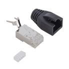 AudioQuest CAT600 FMJ Connectors – Optimized for Standard Shielded CAT6 Cables and Solid Wire (Supports up to 23 AWG) - front view
