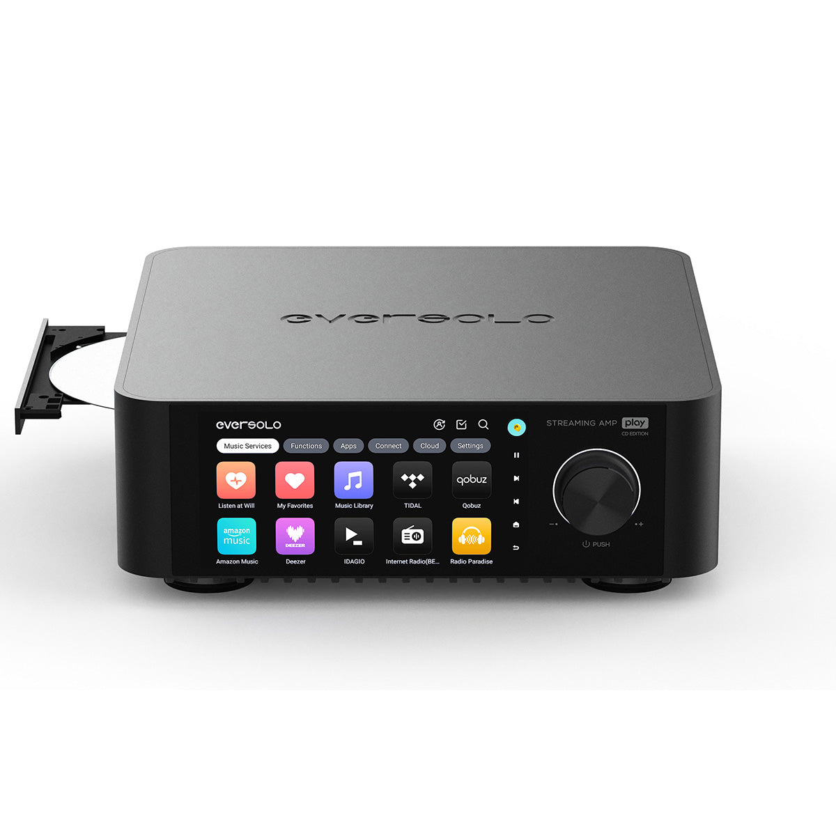 EverSolo Play Streaming Amplifier - CD edition front view
