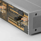 Advance Paris NOVA A-i130 Integrated Amplifier - Silver - rear view angled left detail of separately sold dongle installed
